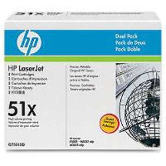 Картридж подвійний HP Q7551XD Чорний