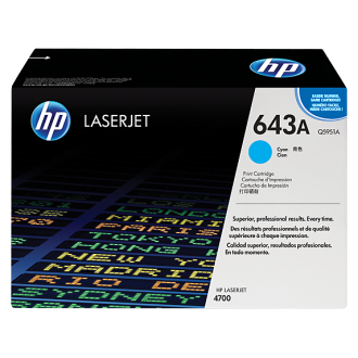 Картридж HP Q5951A (№643A) Голубой